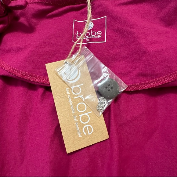Brobe NWT The Surgery Recovery Robe In Pink Sz.XL - Picture 10 of 12